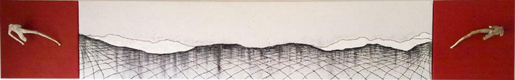 Soil Of Friendship, 2010. Silver-covered copper, acryl.